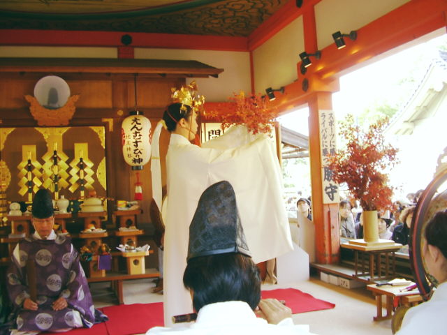 京都地主神社　もみじ祭り