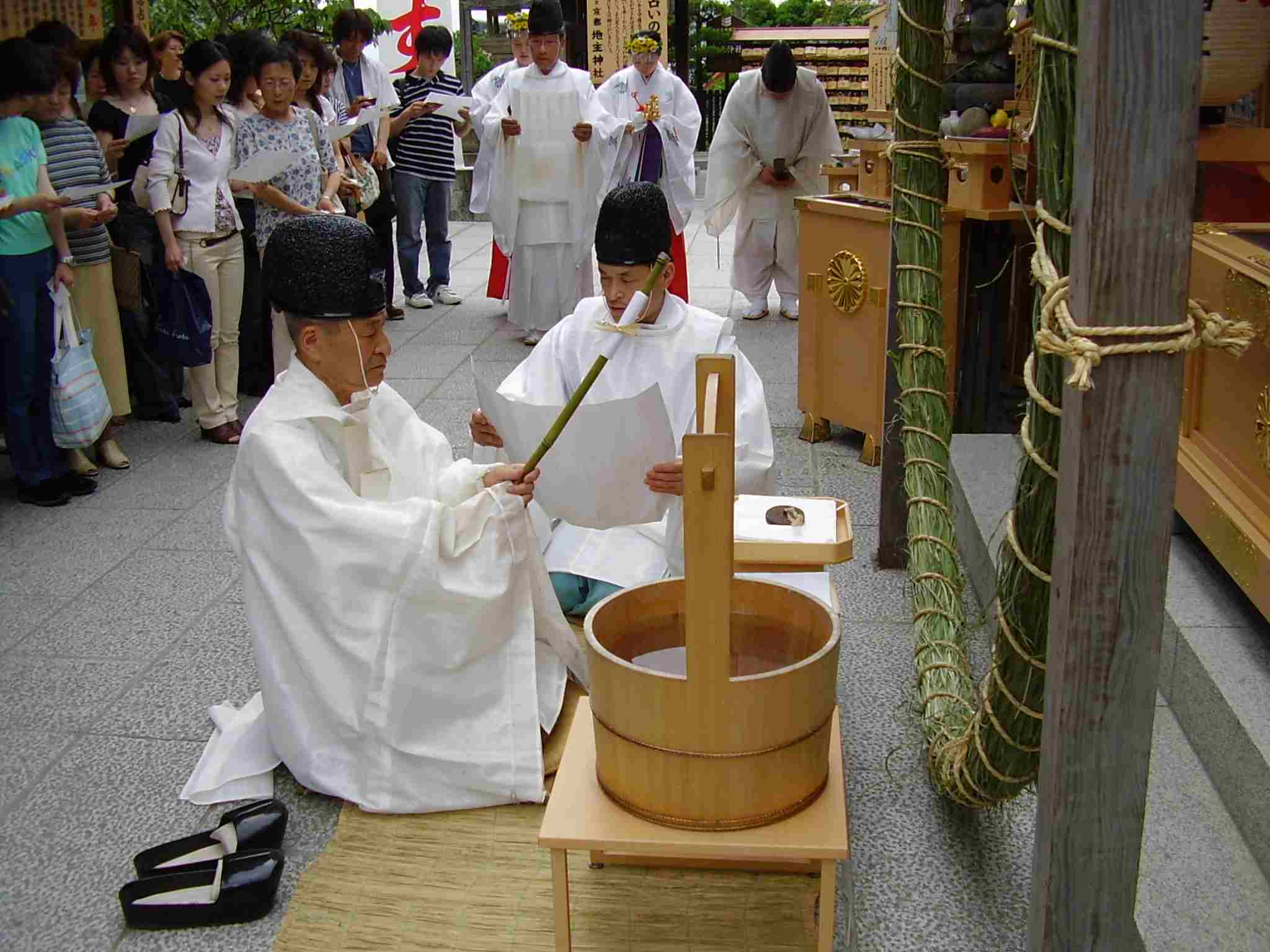 大祓祝詞奏上　夏越し祈願書祓い