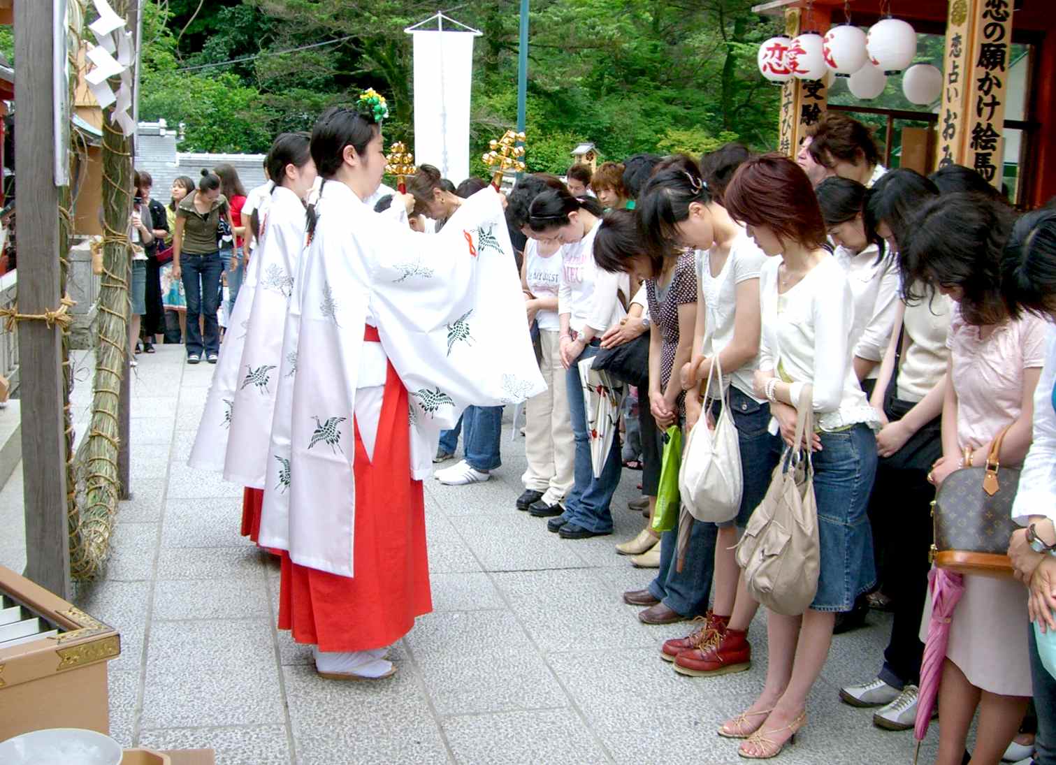 地主神社巫女　神鈴の儀