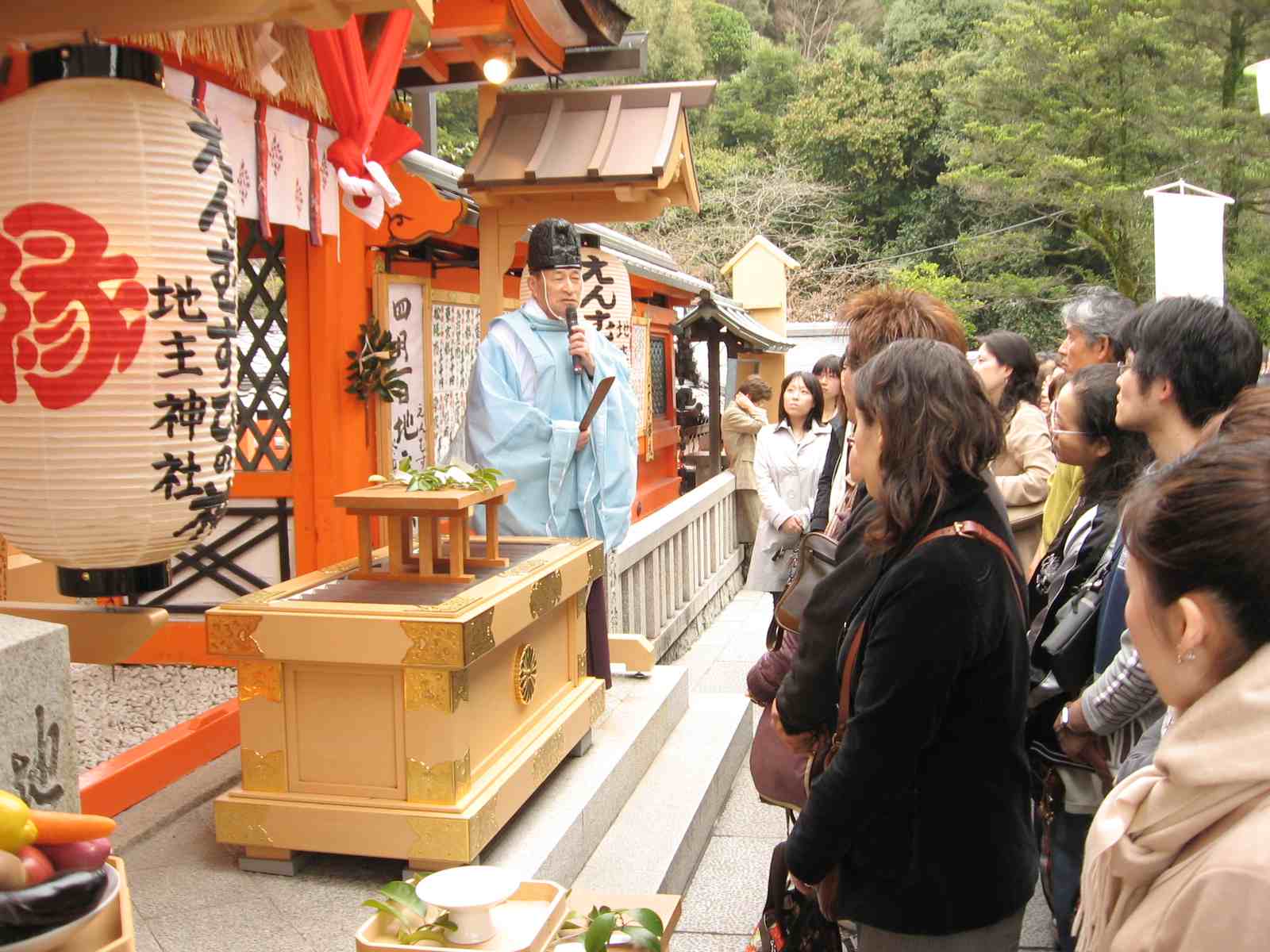 縁結び地主祭り　宮司の言葉