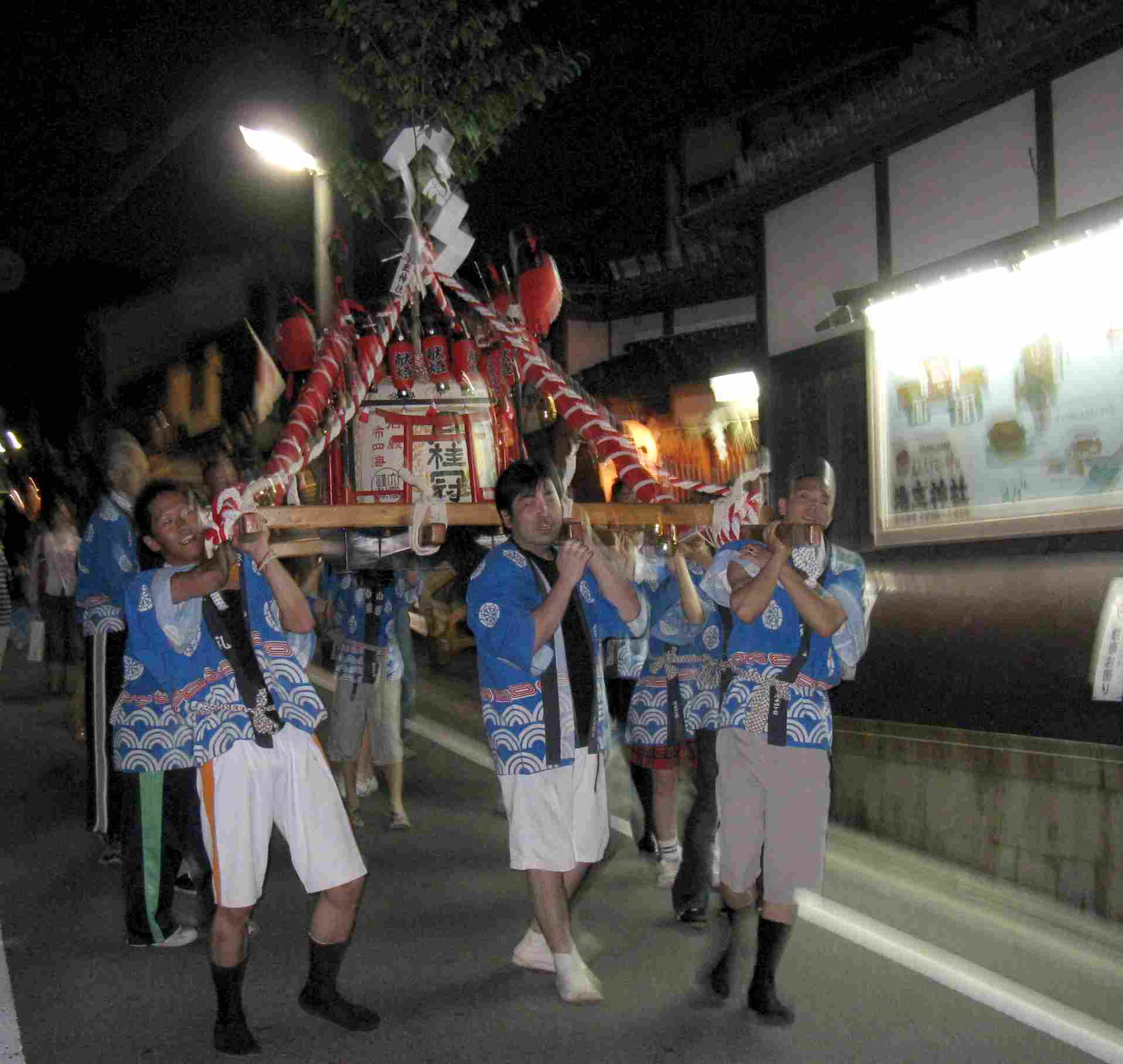 例大祭 地主祭り　御輿