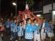 地主祭り 宵宮 神輿巡幸