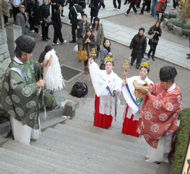 しまい大国祭 しめ縄お祓い