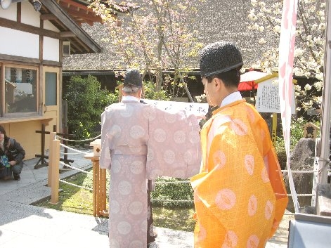 縁結び祈願桜祭り 北村季吟句献詠