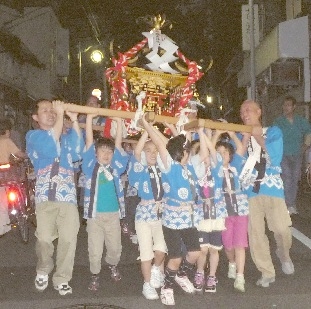 例大祭 地主祭り 子供みこし