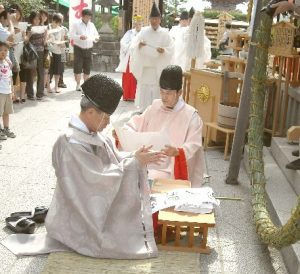 夏越し大祓祭　修祓