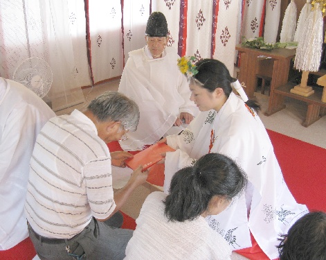 地主神社 敬老祭 神鈴の儀