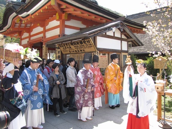 縁結び祈願桜祭り 神鈴の儀