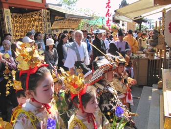 例大祭 地主祭り 稚児　武者