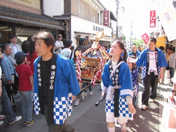 例大祭 地主祭り 御輿