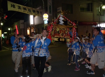 例大祭 地主祭り 宵宮