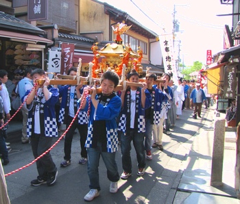 例大祭 地主祭り 御輿