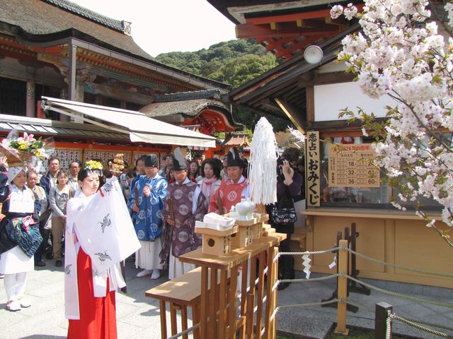 縁結び祈願桜祭り 神鈴の儀
