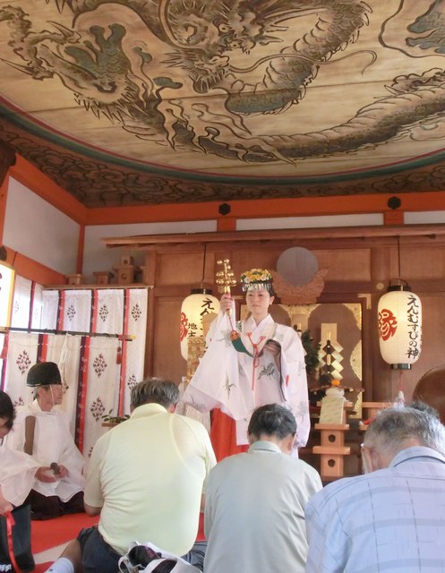 地主神社 敬老祭 神鈴の儀