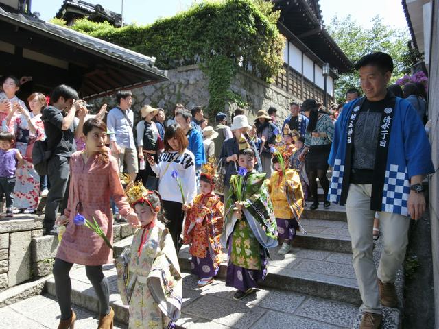 例大祭 地主祭り 稚児