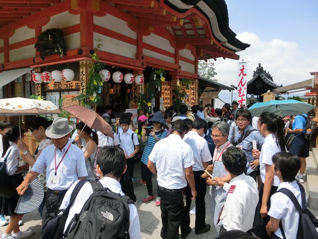 恋愛成就七夕祭 拝殿小笹